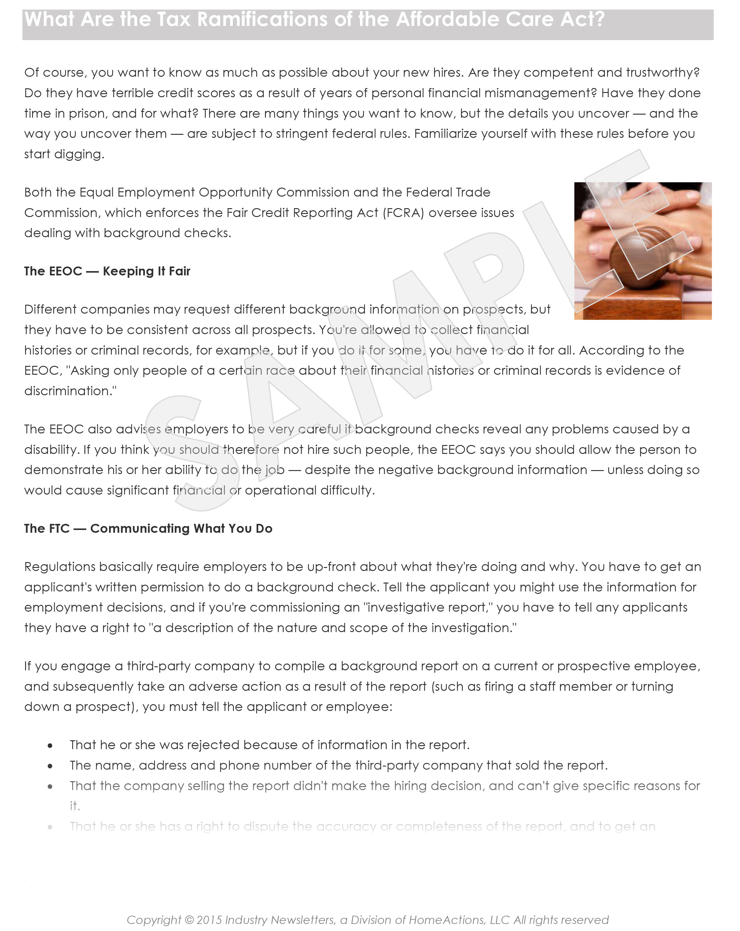 Payroll Ancillary Services Email Newsletter Article Preview