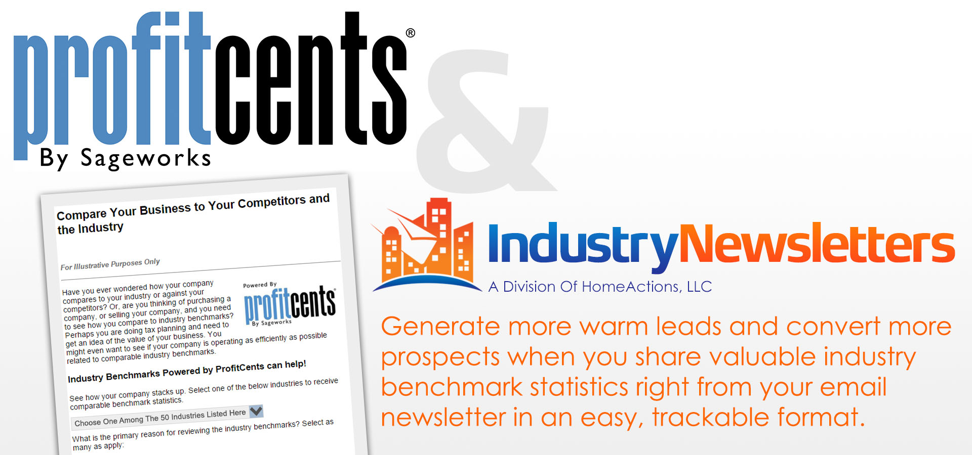 IndustryNewsletters Sageworks ProfitCents Integration